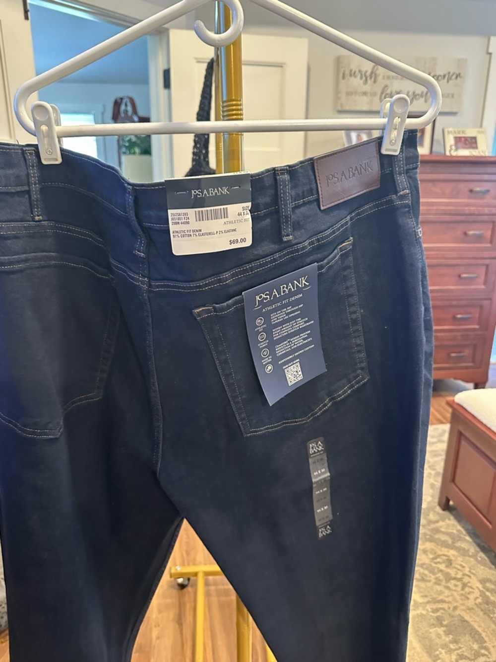 Jos. A. Bank Dark Navy Relaxed Fit Jeans